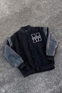 Mangere Official: EXCLUSIVE!! Māngere Official Black Varsity Jacket