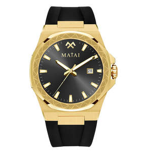 Matai Watches: Matai Genesis GS1 - Gold/Black