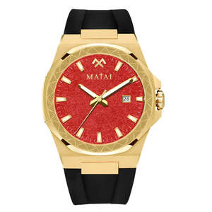 Matai Watches: Matai Genesis GS1 - Gold/Red Starsust