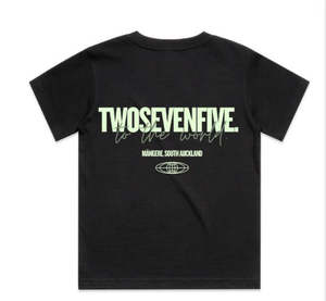 Children Collection: NEW!! Kids/Youth Black/Mint Green Box Tee
