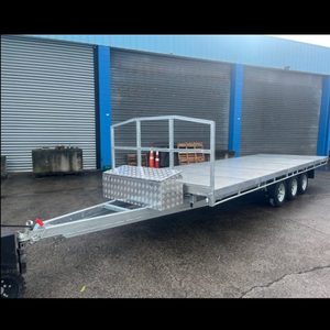 Tri Axle 6 x 2m Flat Deck Trailer (3500kg) GVM