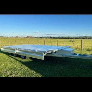 Products: Tandem 4×2.25m Flat Deck Trailer (3500kg) GVM