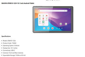 Products: Bauhn 10.1" Android Tablet