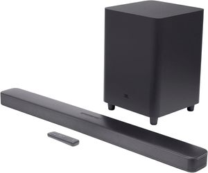 JBL Bar 5.1 Soundbar with Built-in Virtual Surround, 4K and 10" Wireless Subwoofer