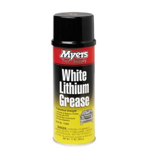Lubricants Oils: Myers White Lithium Grease Spray