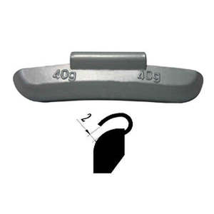 5Gm Pb Steel Rim Wheel Weight (100)