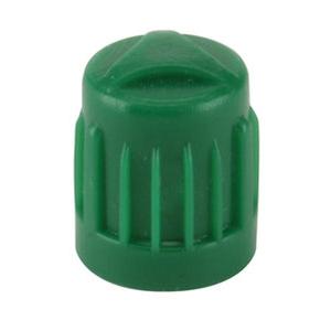 Caps Cores: Valve Cap - Green Plastic (100)