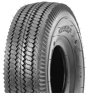 Grey Institutional Tyres: 410/350X4 4Pr Grey Sawtooth K353A - T0