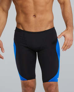 TYR Men's Durafast Elite Jammer - Vanguard Splice - Black/Bl