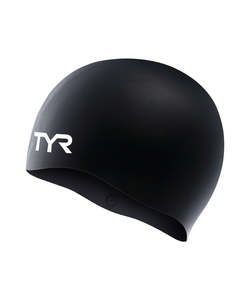Products: TYR Wrinkle-Free Silicone Cap - Black