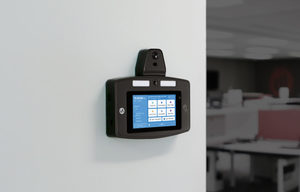 DR2500 Touch-Free Facial Recognition Time Clock With Temperature Reader