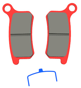 Shop Ubco: Brake Pads, LC Compound ASSY with spring, SYS 2, 3.0 mm