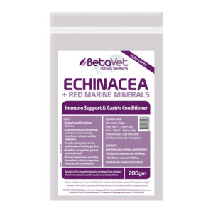 Betavet: BetaVet ECHINACEA + RED MARINE MINERALS