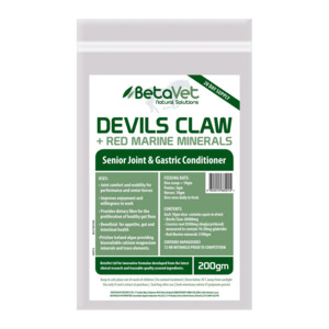Betavet: BetaVet DEVILS CLAW + RED MARINE MINERALS