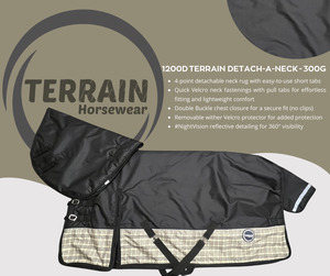 All: TERRAIN 1200D Detach-a-Neck - 300g
