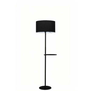 2: UFL-MILA-BLK   MILA floor lamp with side table