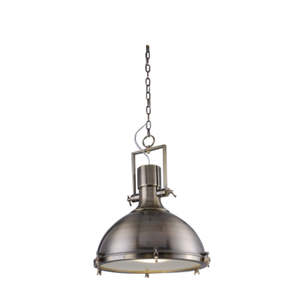 Pendants: UP061P-AB   BOSTON Industrial Design Pendant Light
