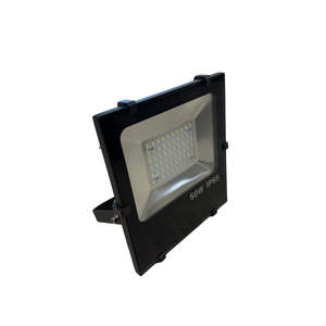 Commercial: UOW018-LED50WH-BLK   VENUS Slimline 50W LED Floodlight