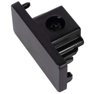 Track Lighting: UTRK-DEADEND-RS-WH/BLK  240V Dead End for single circuit recessed track