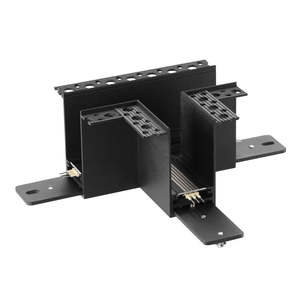 Track Lighting: UMAG-T-RSJOINER-BLK/WH  Magnetic track Corner For Recessed Installation