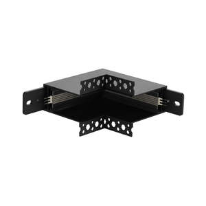 Track Lighting: UMAG-INCORNER-RSJOINER-BLK/WH  Magnetic track Corner For Recessed Installation