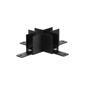 Track Lighting: UMAG-CROSS-CNR-BLK/WH   Magnetic track Corner  For Surface Mounted Installation