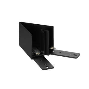 Track Lighting: UMAG-45D-CORNER-BLK/WH  Magnetic track Corner  For Surface Mounted Installation