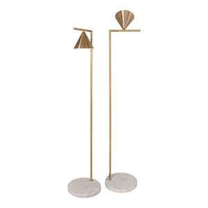 Table Floor Lamp: UFL-VISION-GLD/BLK    Vision Floor Lamp