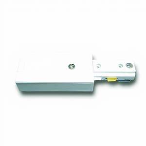Single Circuit: UTRK-LIVEEND-WH/BLK   240V Live end for 3 wire single phase tracks