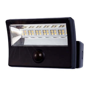 UOW028W-BLKSEN/SLVSEN      MIGHTY 28W LED With Sensor Black Flood Light
