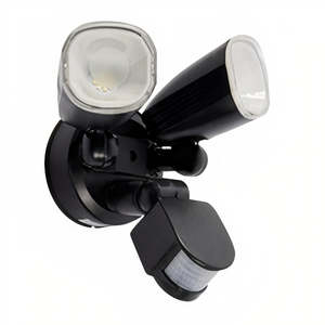 Led Floodlights Highbays: UOW031SEN-BLK-3CCT/ SLV-5K   MEGA Spot LED Double With Sensor LED Floodlight