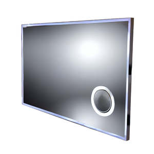 Led Mirror Lights: UMRR-HRTMG1180 Frameless Horizontal LED mirror light with magnifying glass & demister