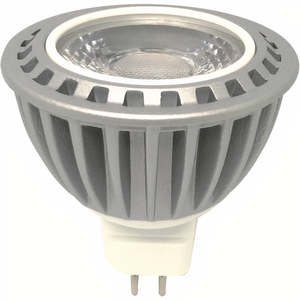 Led Globes: UMR16LED5W-WW/WH    Sapphire 12V MR16 LED 5W Lamp