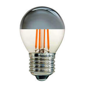 Led Globes: UFR-R-CH-2W-ESWW/SESWW-DIM  Fancy Round 2W LED Globe