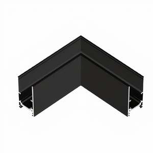 UMAGSL-L-JOINER-BLK   Mini magnetic track L black joiner