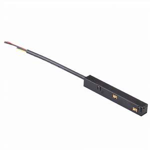 UMAGSL-LIVEEND-BLK Mini magnetic&nbsp; track live end with 170mm tail