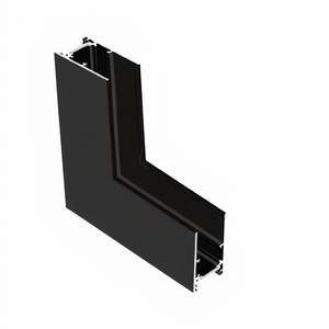 UMAGSL-INCORNER-BLK    Mini magnetic wall L black  corner joiner