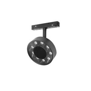Slim Magnetic: UMAGSL-HALO-DOT 9-BLK-WW   MAGNETIC Slimline Track Light HALO series