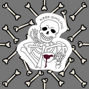 Travel Stickers: Keep Smiling