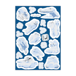 Aotearoa cloud A6 Sticker Sheet