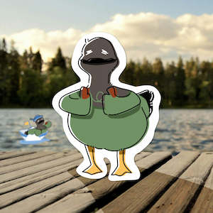 Matcha Latte Ducks On Holiday: Matcha Thumbs Up