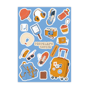 Traveler's Choice A6 Sticker Sheet