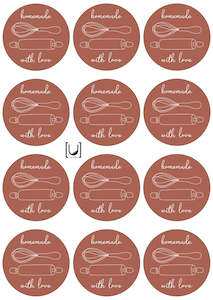 Baking - Whisk Sticker Sheet