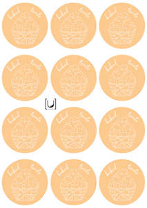 Baking Stickers: Baking - Muffin Sticker Sheet