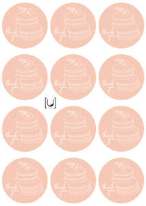 Baking - Macarons Sticker Sheet