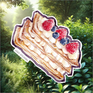 Berry, Creamy White Choco, Yoghurt Mille Feuill