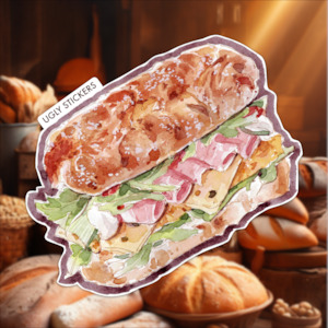 The Cozy Bakery: Ciabatta sandwich