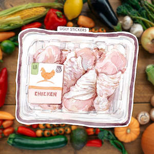 Grocery Shopping Day: A Tray of Chicken Drumsticks