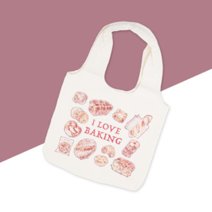 Canvas Tote Bags - I Love Baking