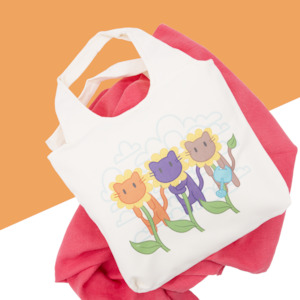 Life Of Cats Clips: Canvas Tote Bags - Feline Good